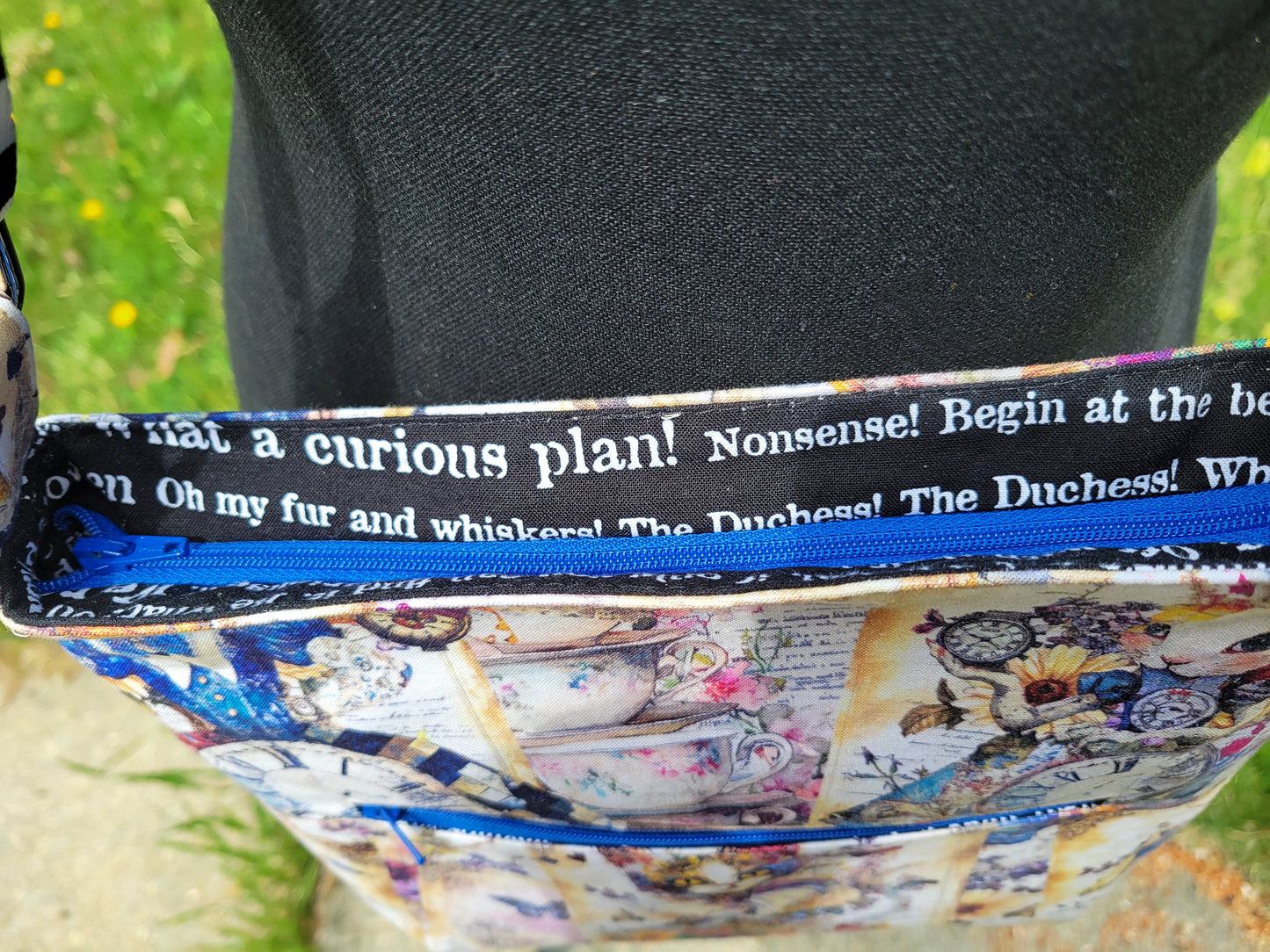 Alice in Wonderland Crossbody Bag