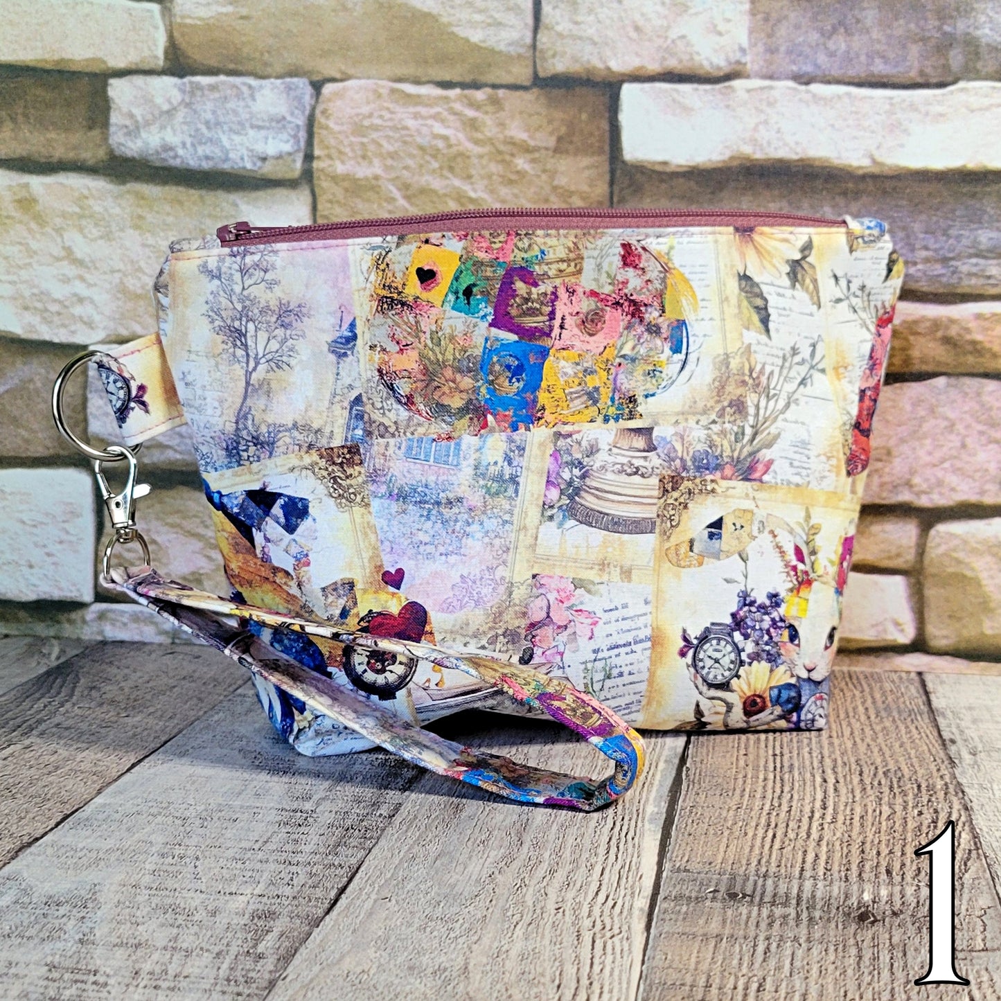 Alice In Wonderland Zipper Pouch