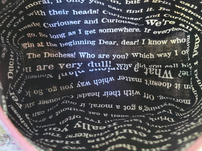 Alice In Wonderland Zipper Pouch