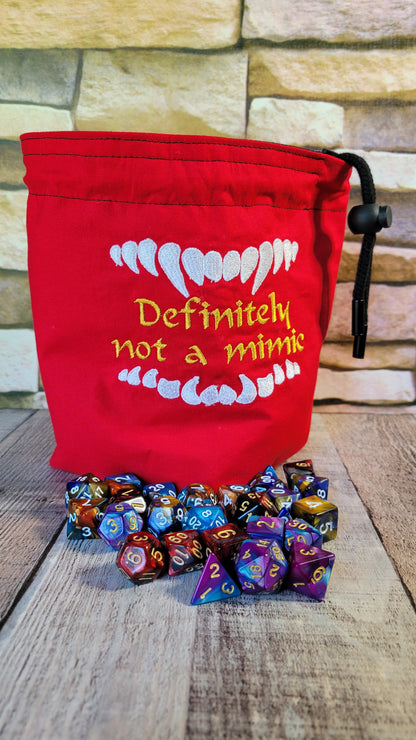 Not a Mimic Dice Bag