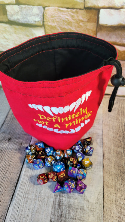 Not a Mimic Dice Bag