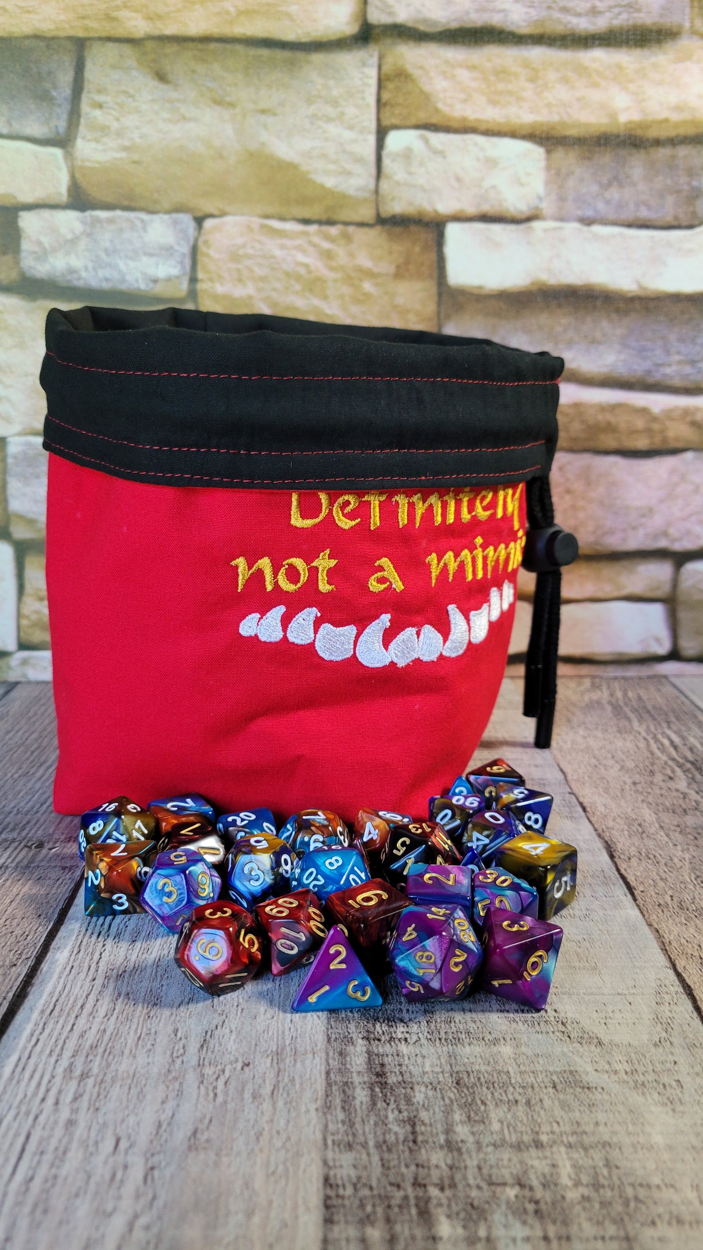 Not a Mimic Dice Bag