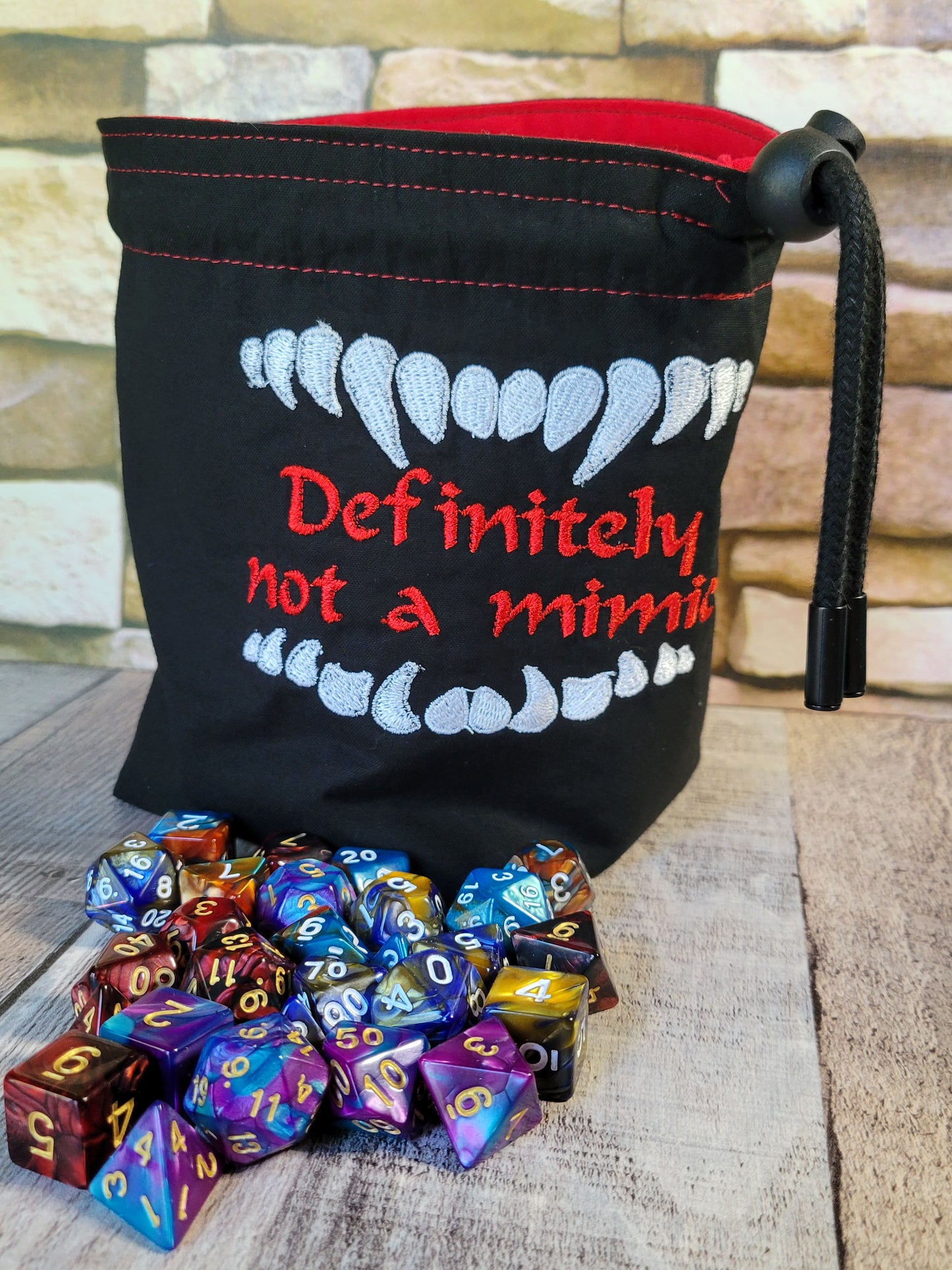 Not a Mimic Dice Bag