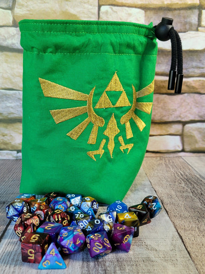 Game Themed Dice Bag