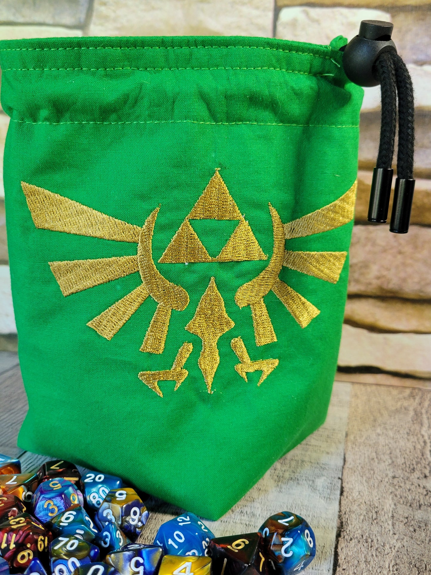 Game Themed Dice Bag