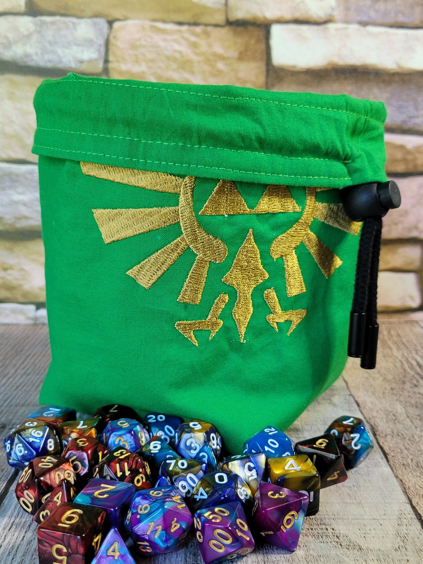 Game Themed Dice Bag