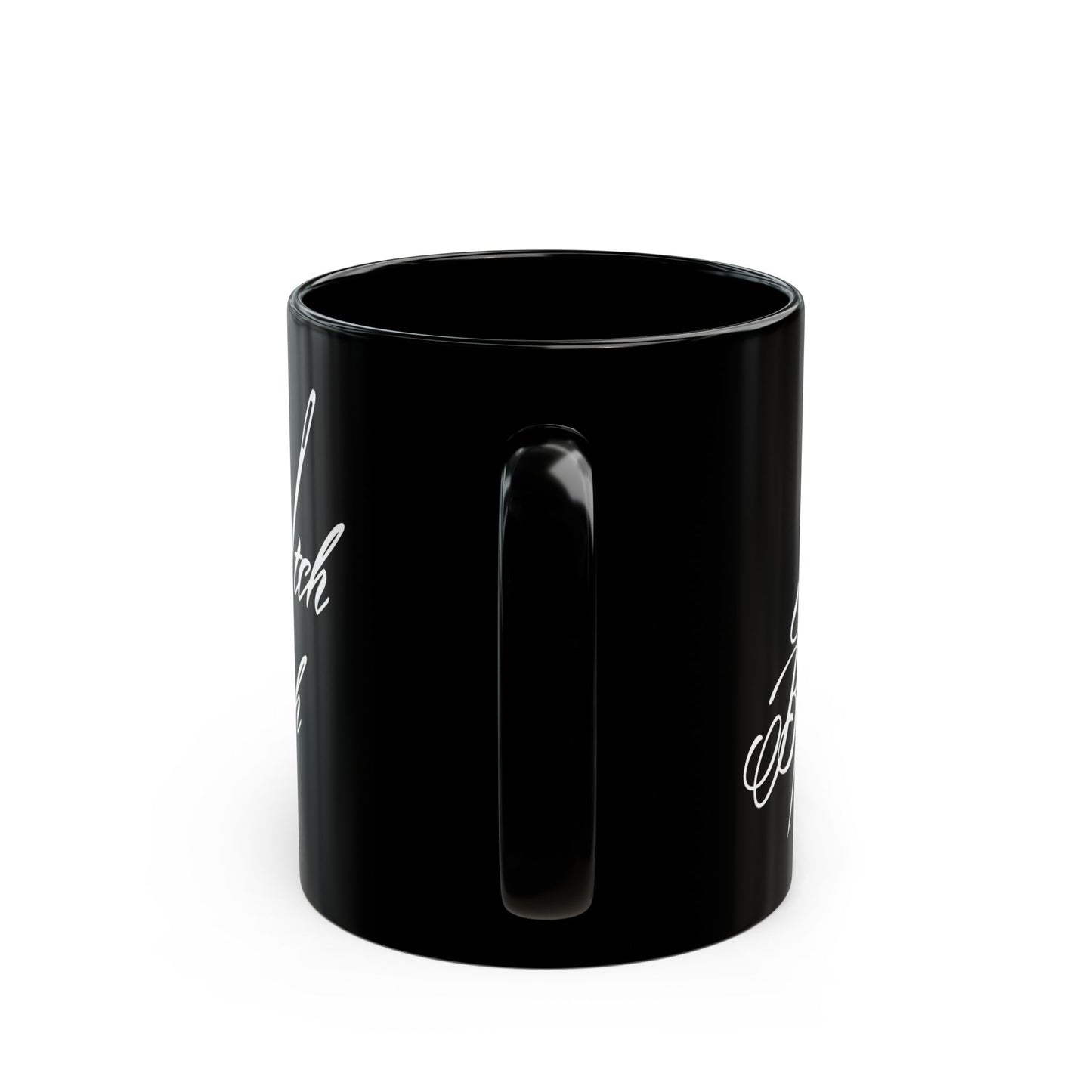 Stitch Bitch Black Mug (11oz, 15oz)