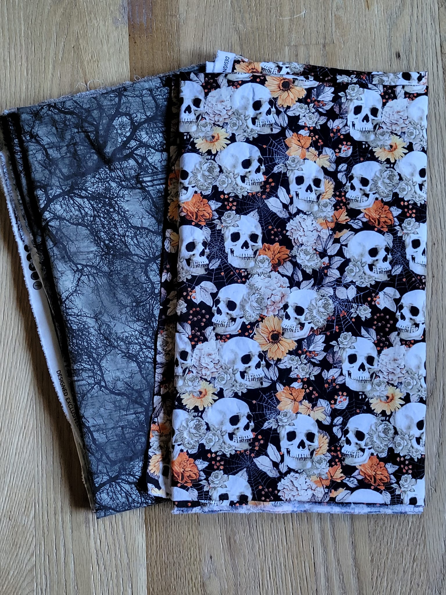 New bags are on the way with some spooky fabrics!