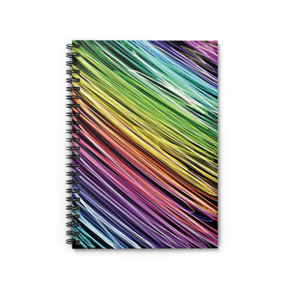 Rainbow Scribbles Spiral Notebook