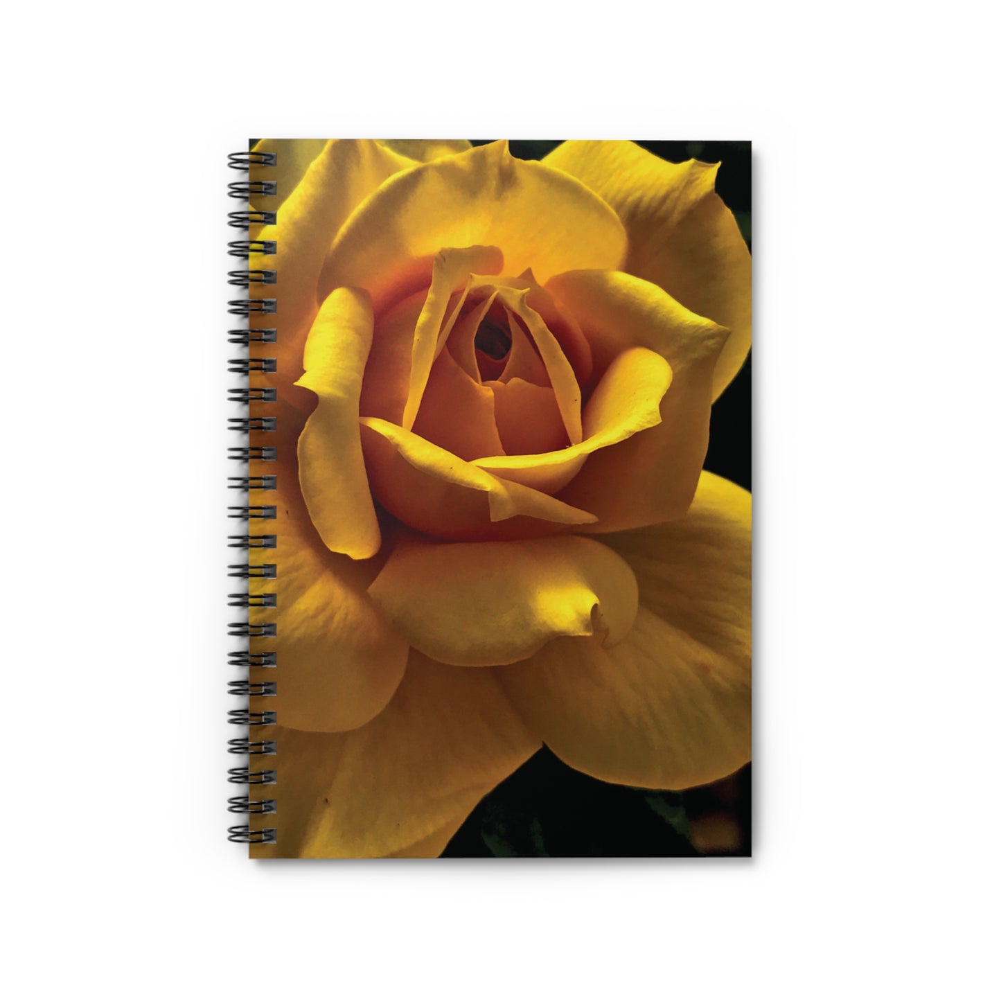 Yellow Rose Spiral Notebook