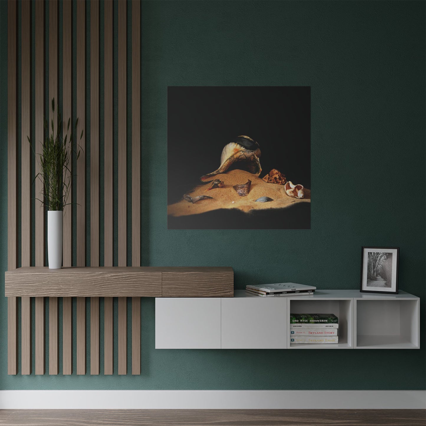 Fantasy Beach Satin Posters