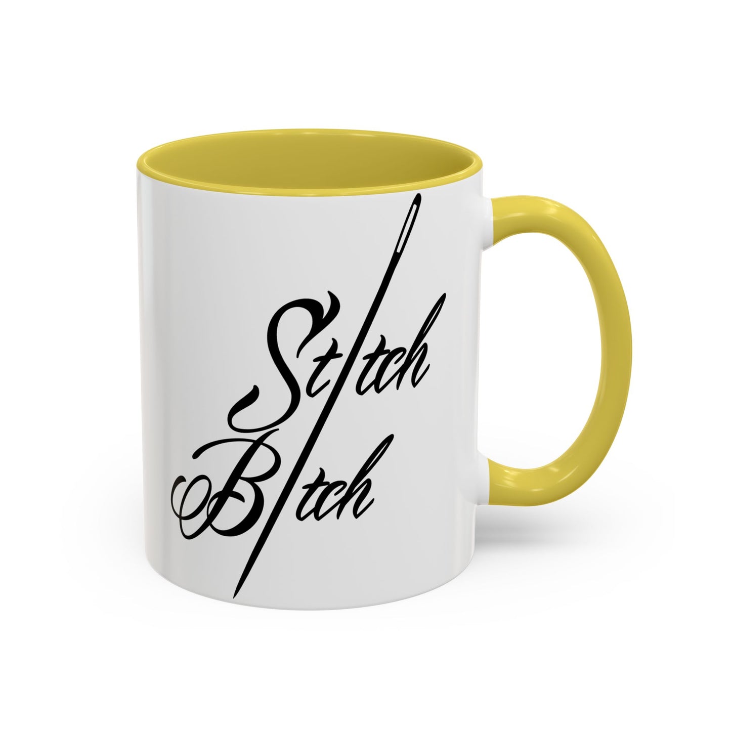 Stitch Bitch Colorful Mugs (11oz, 15oz)