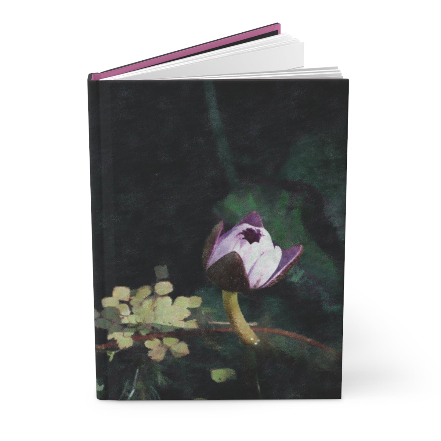 Water Lily Hardcover Journal