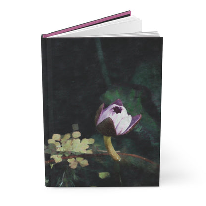 Water Lily Hardcover Journal