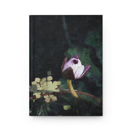 Water Lily Hardcover Journal