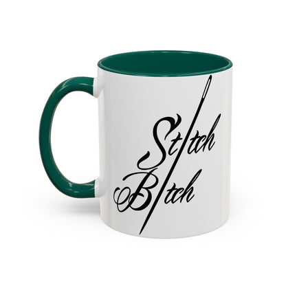 Stitch Bitch Colorful Mugs (11oz, 15oz)