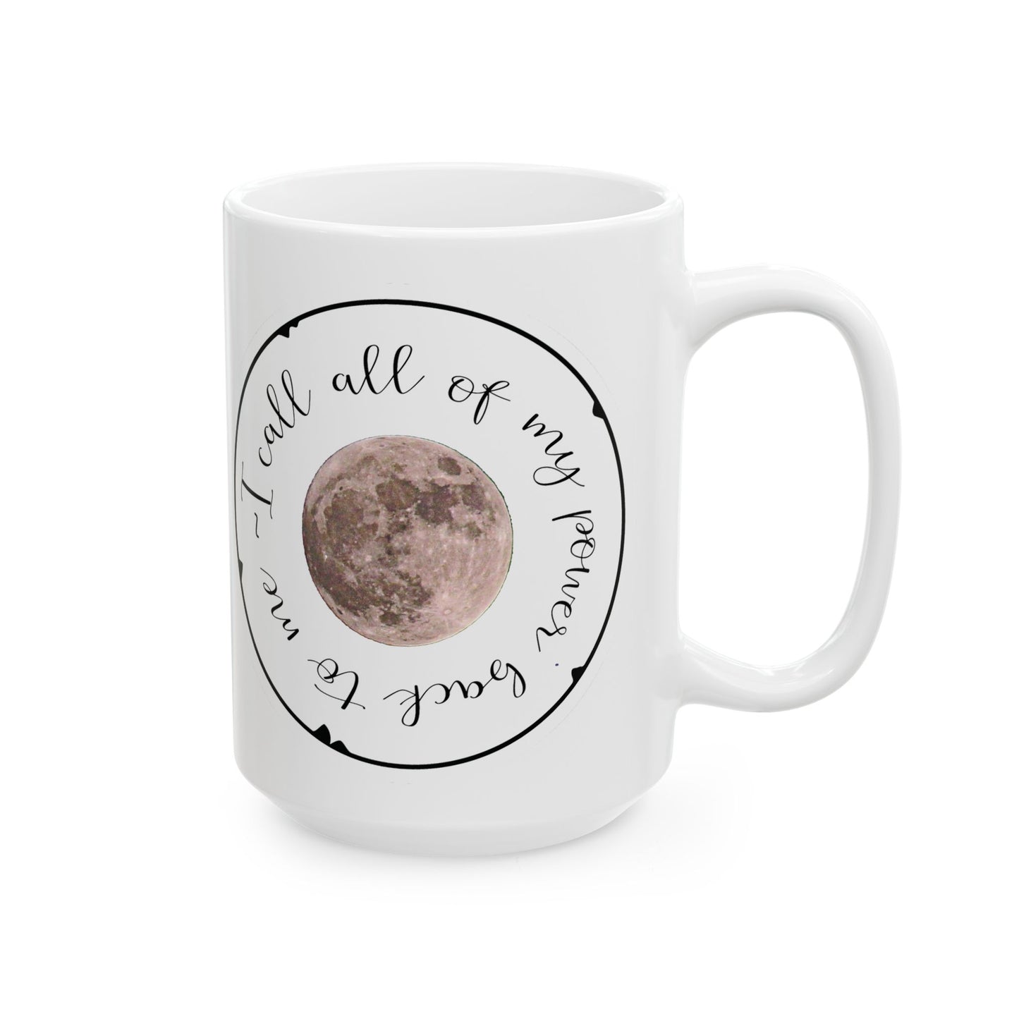 Call My Power Back White Ceramic Mug, (11oz, 15oz)