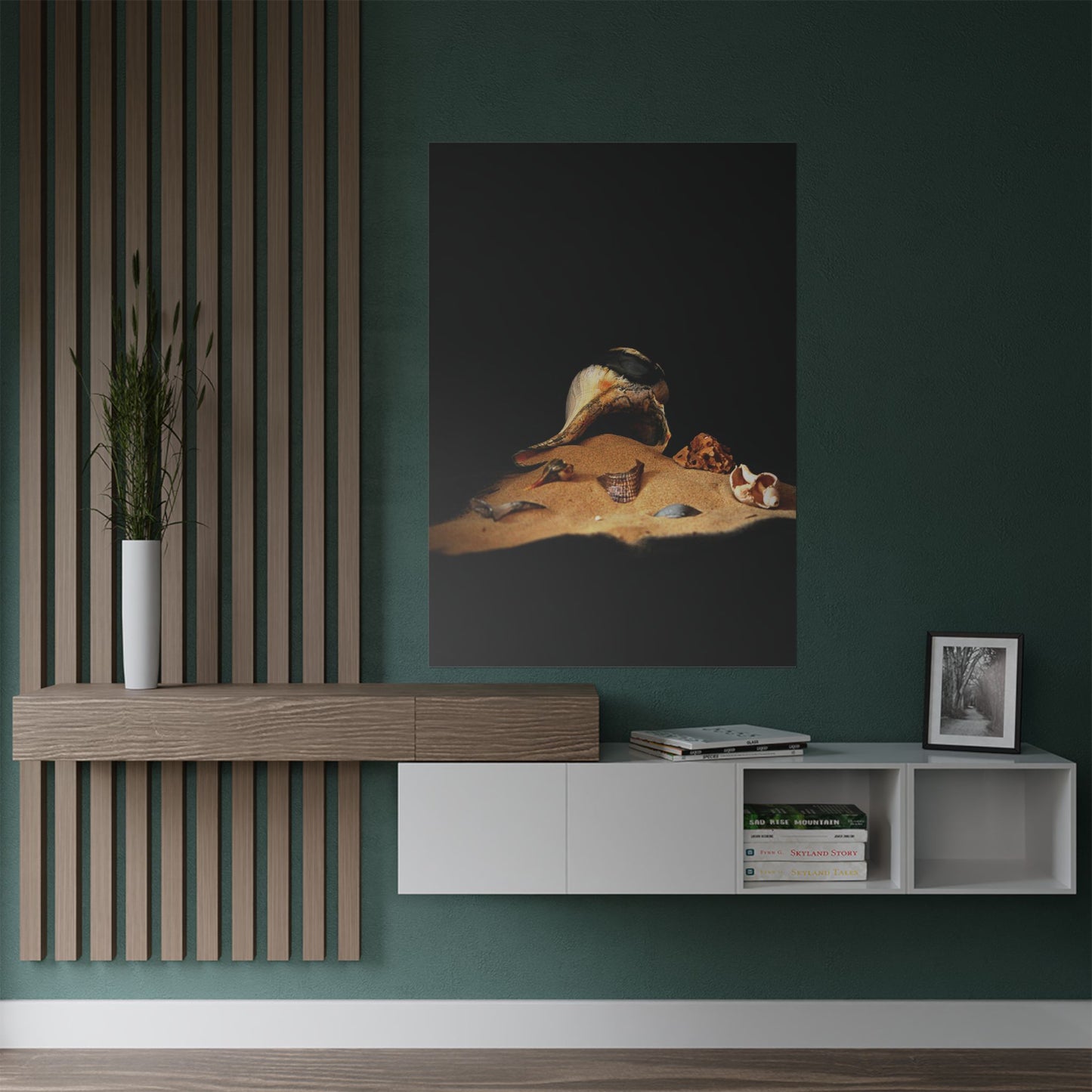 Fantasy Beach Satin Posters