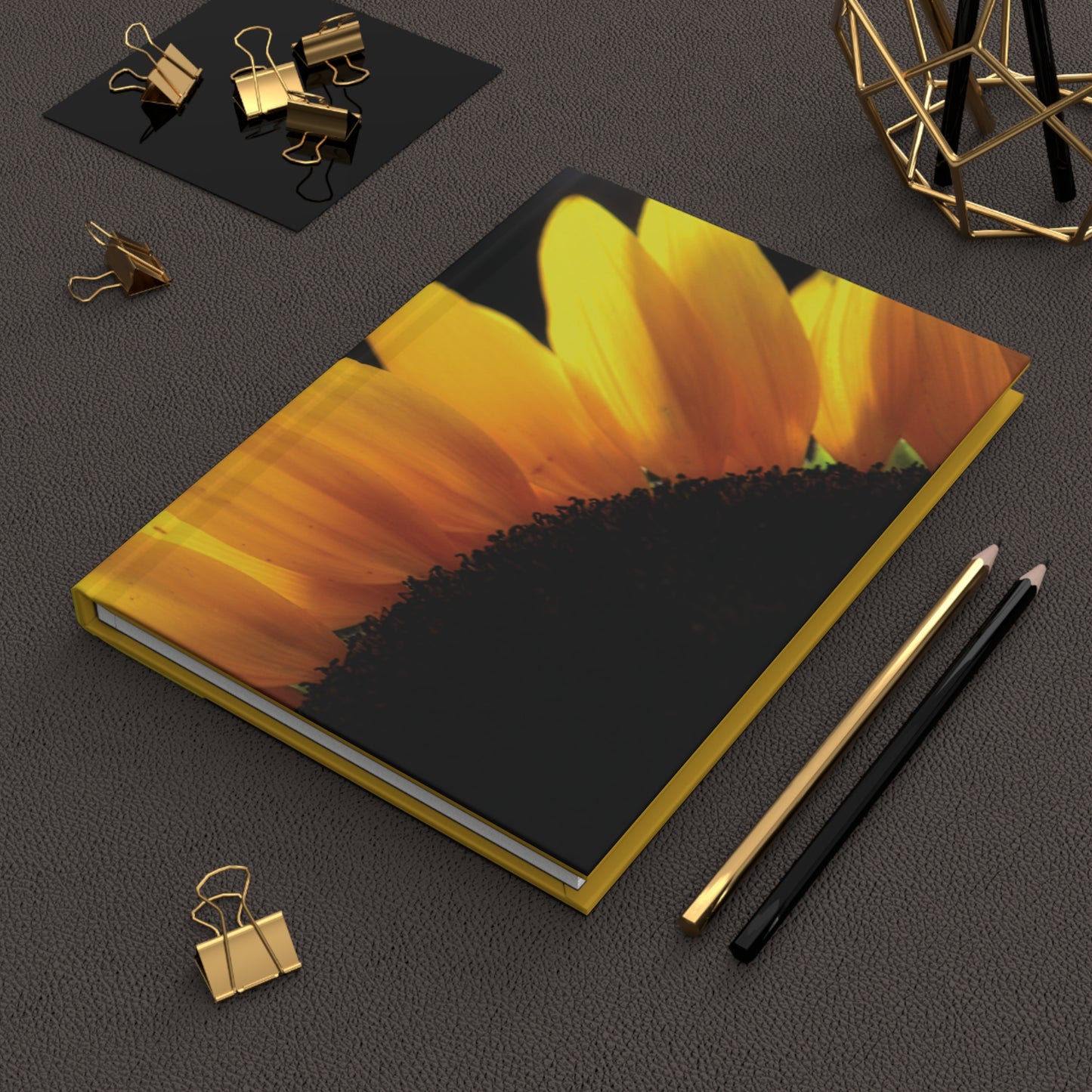 Sunflower Hardcover Journal