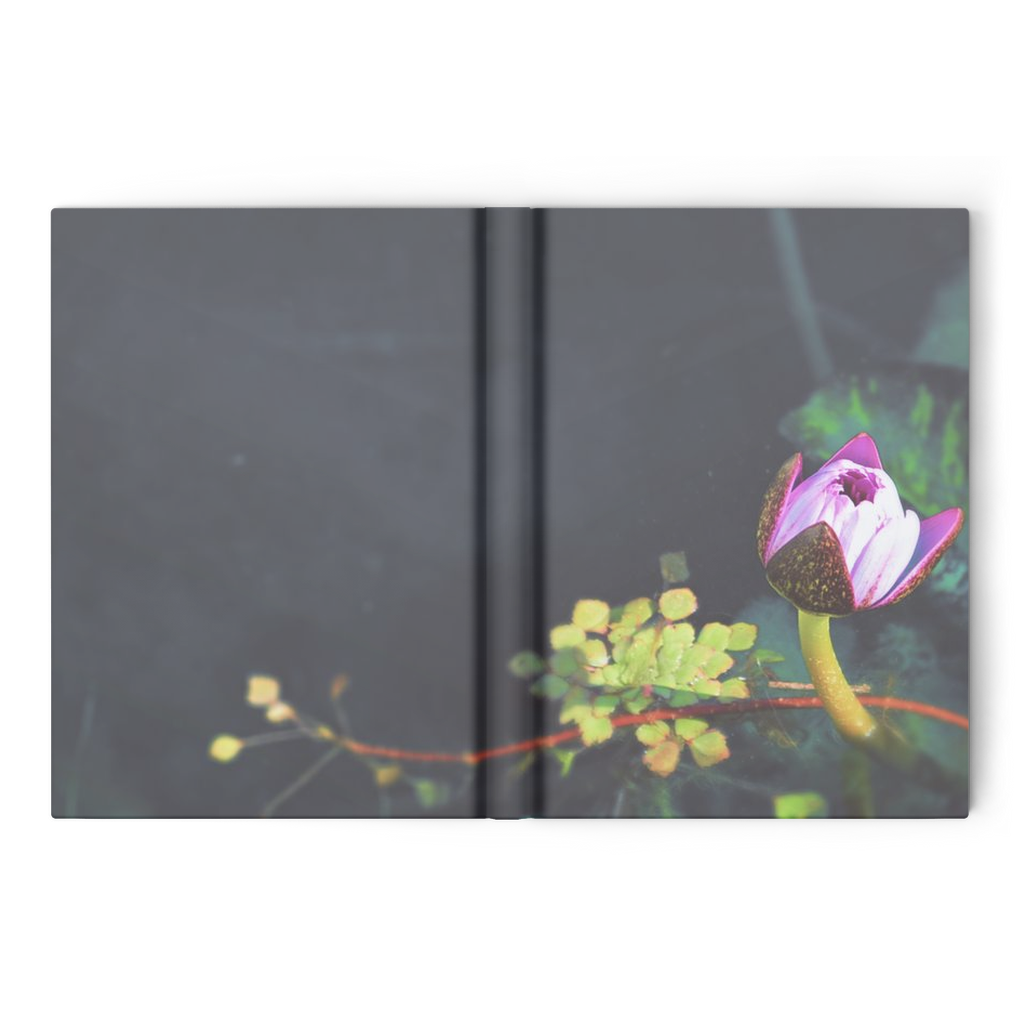 Pink Water Lily Hardcover Journal