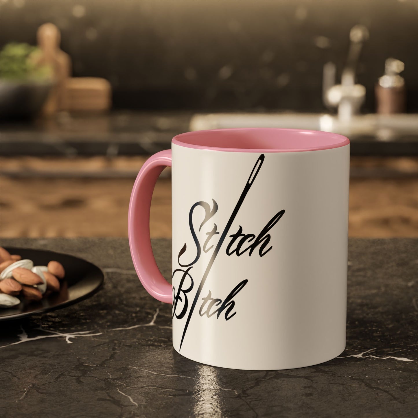 Stitch Bitch Colorful Mugs (11oz, 15oz)
