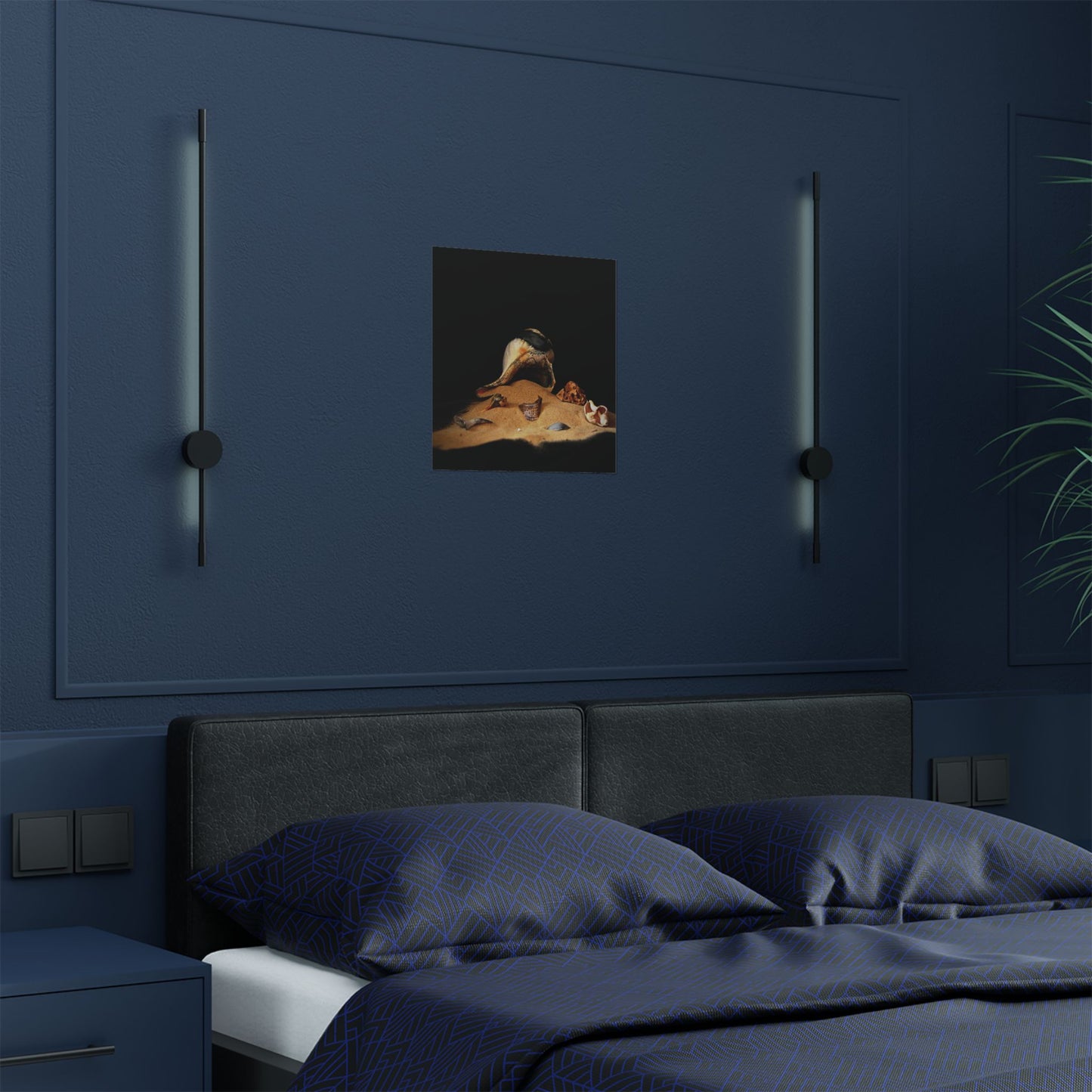 Fantasy Beach Satin Posters