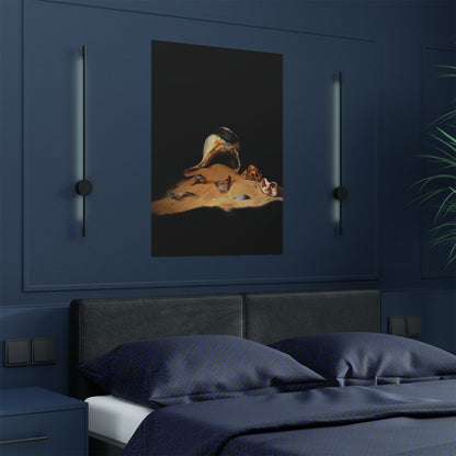 Fantasy Beach Satin Posters