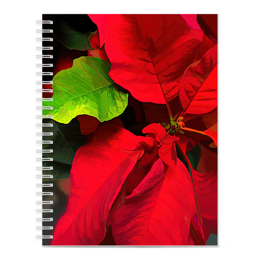 Poinsettia Notebooks