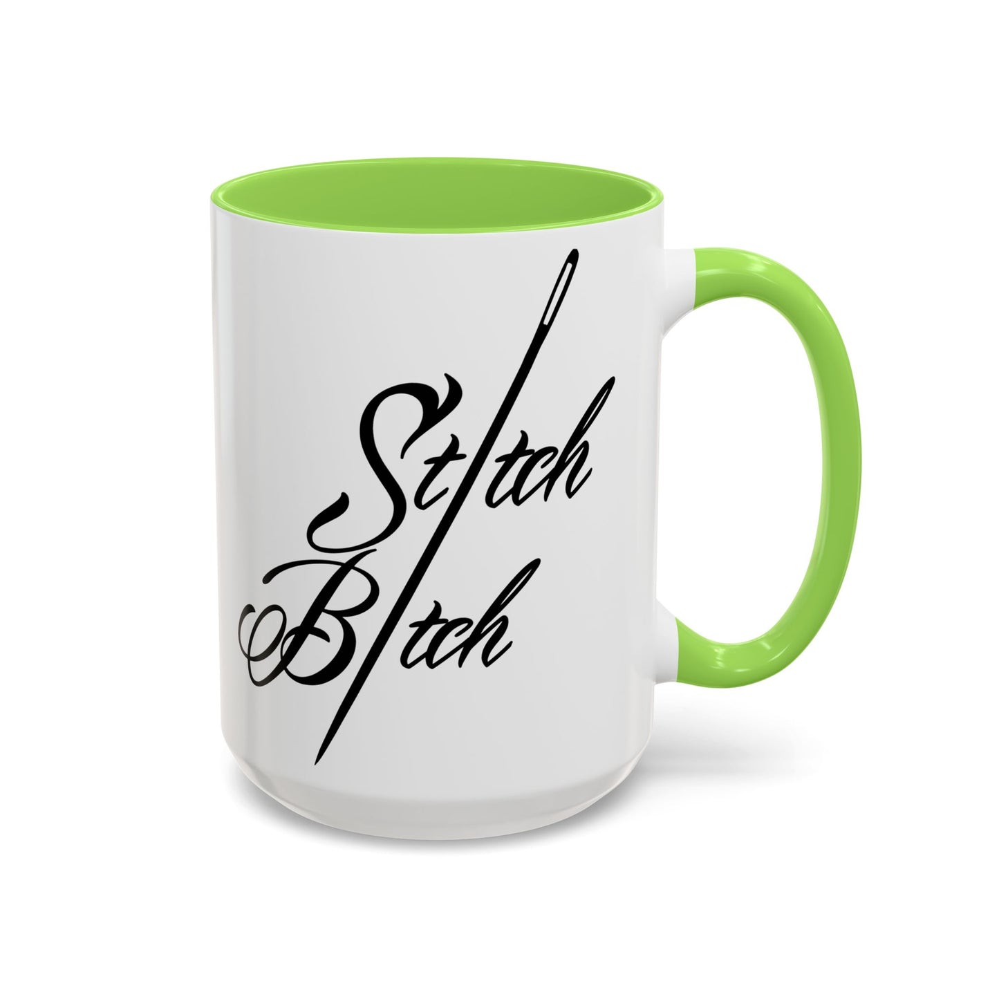 Stitch Bitch Colorful Mugs (11oz, 15oz)