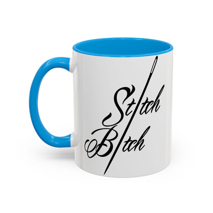 Stitch Bitch Colorful Mugs (11oz, 15oz)