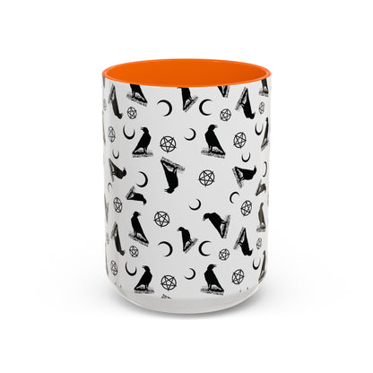 Witches and Crows Accent Coffee Mug (11, 15oz)