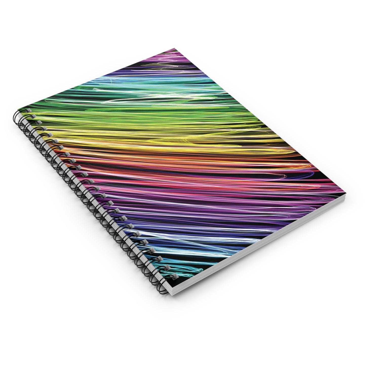 Rainbow Scribbles Spiral Notebook