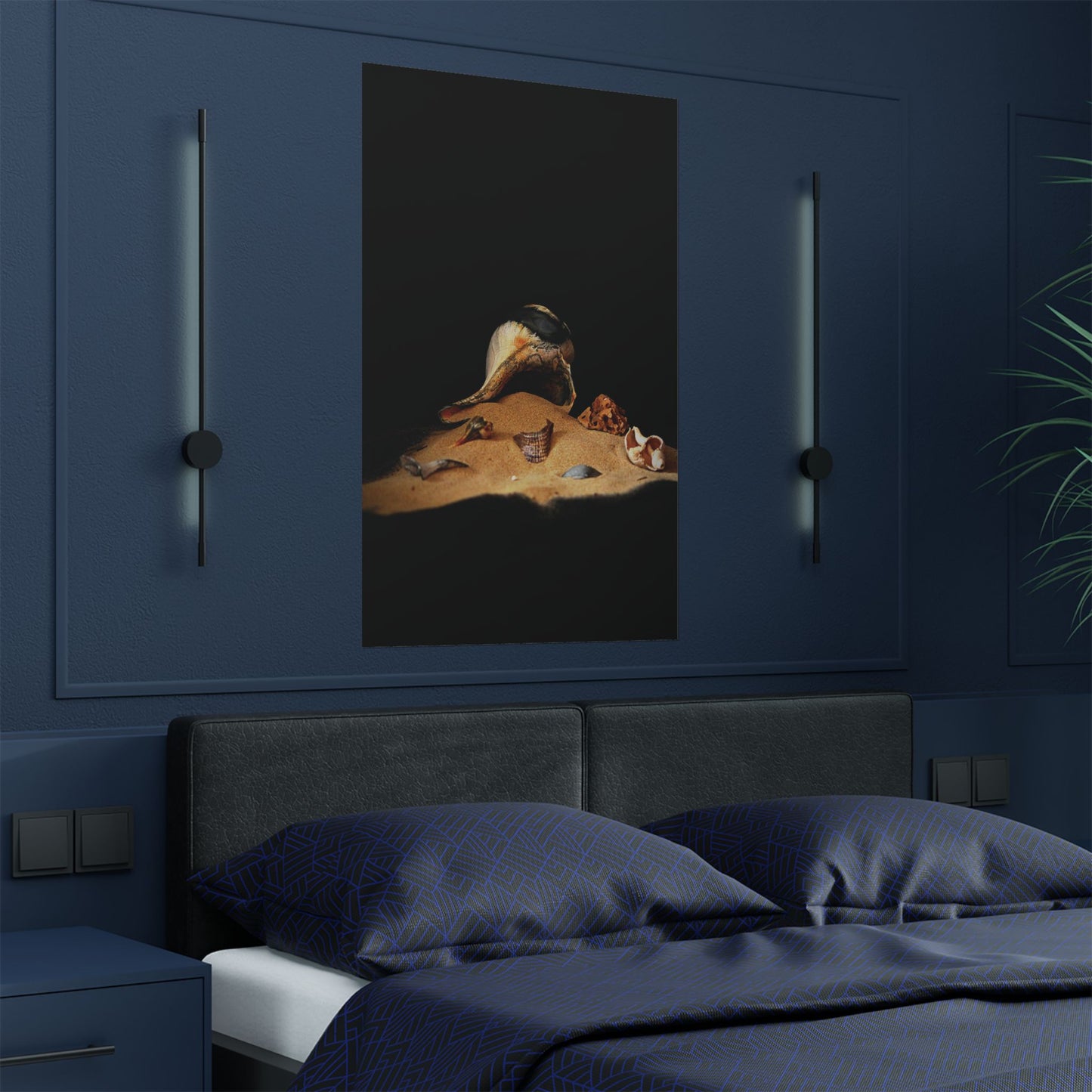 Fantasy Beach Satin Posters