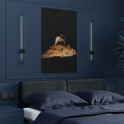 Fantasy Beach Satin Posters