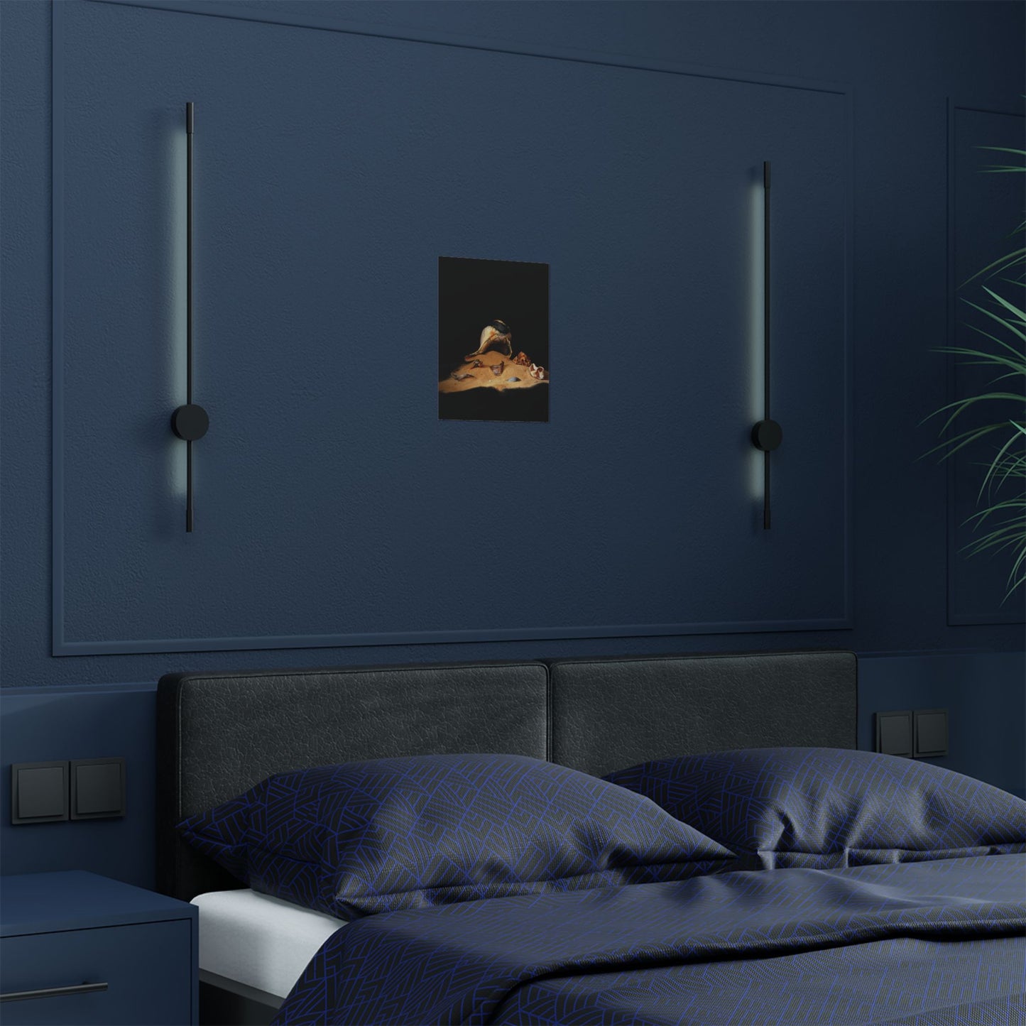 Fantasy Beach Satin Posters