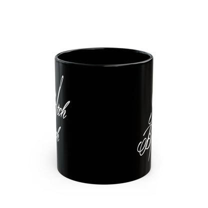 Stitch Bitch Black Mug (11oz, 15oz)
