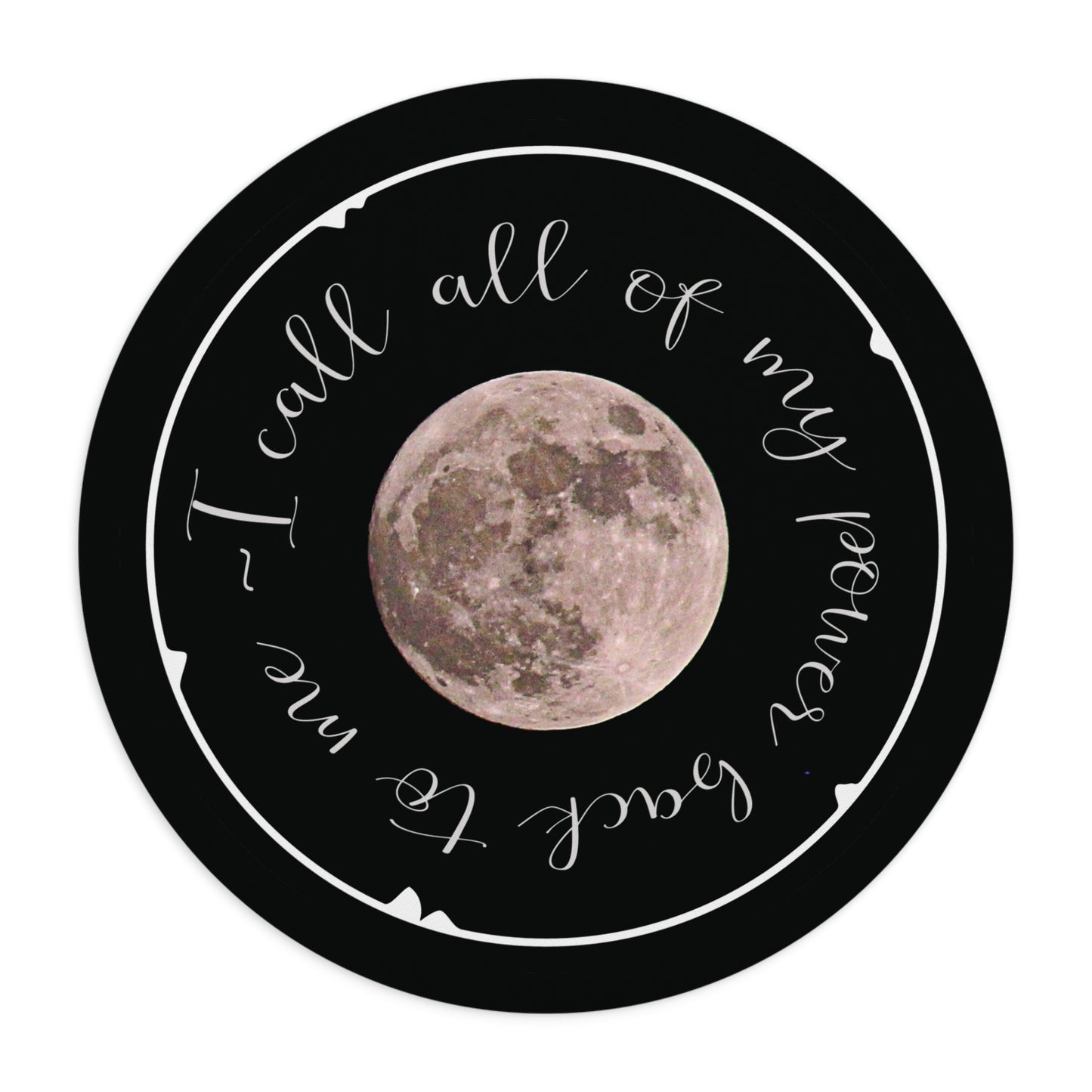 Call My Power Back Mouse Pad