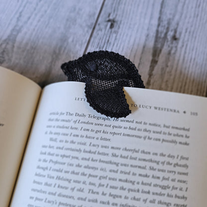 Marcapáginas de pájaro de encaje independiente