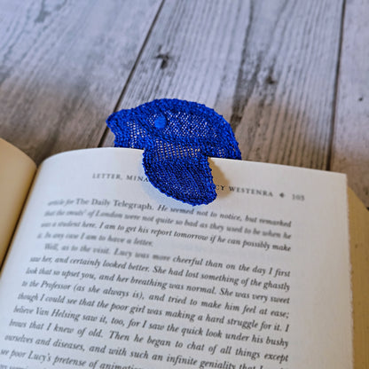 Marcapáginas de pájaro de encaje independiente