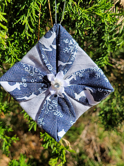 Adorno navideño de ciervo veloz