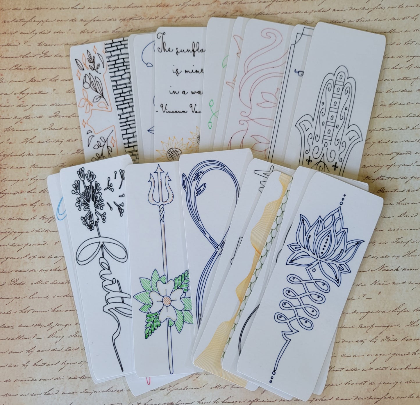 Smooth Cardstock Bookmarks