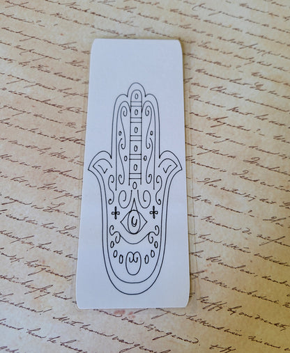 Marcapáginas de cartulina lisa