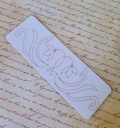 Marcapáginas de cartulina lisa