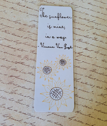 Marcapáginas de cartulina lisa