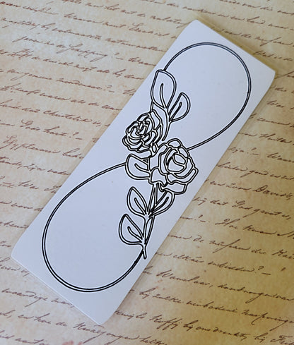 Marcapáginas de cartulina lisa