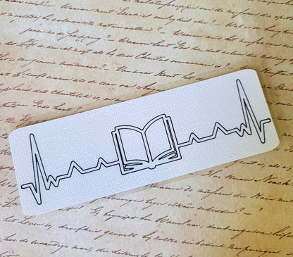 Marcapáginas de cartulina texturizada