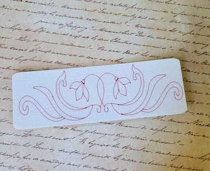 Marcapáginas de cartulina texturizada