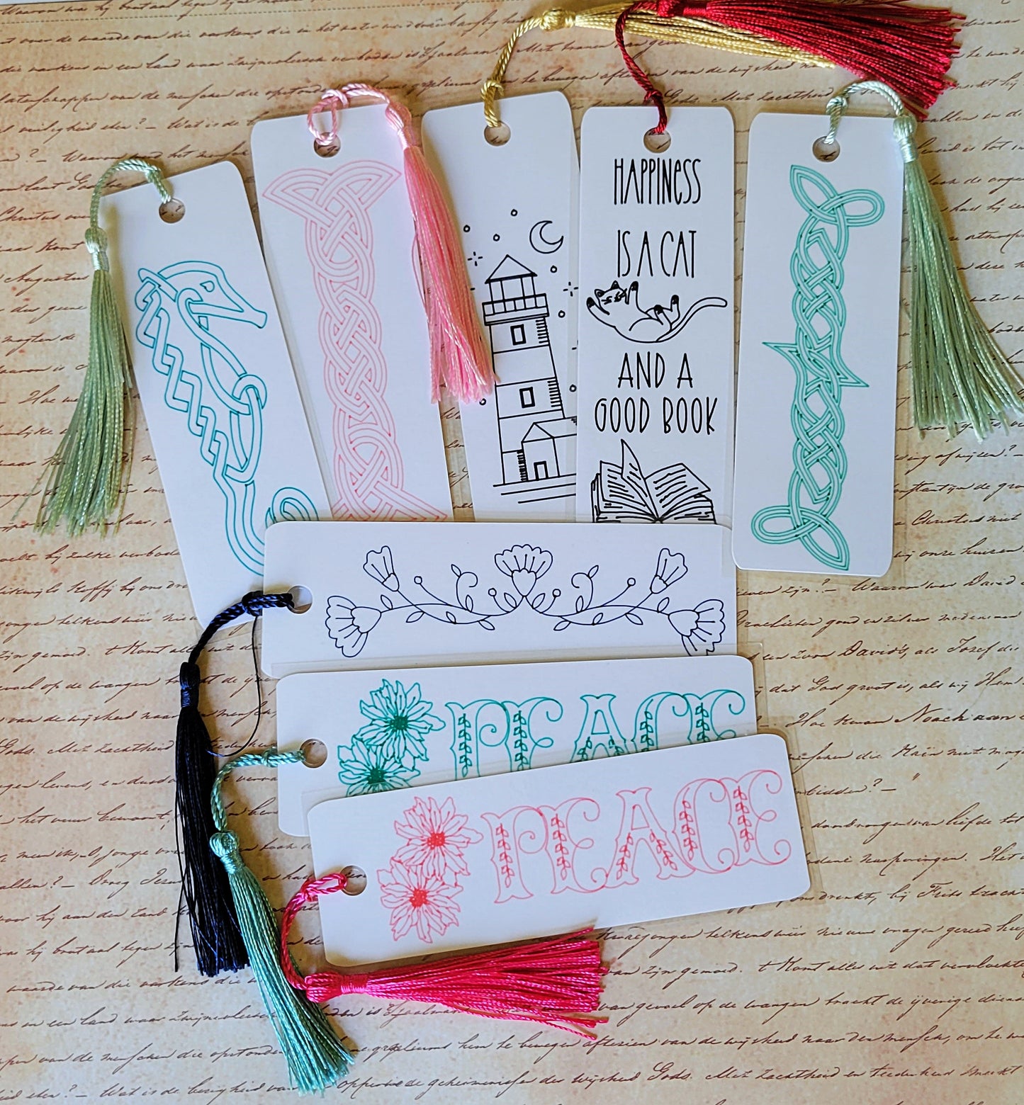 Bookmarks with Tassels