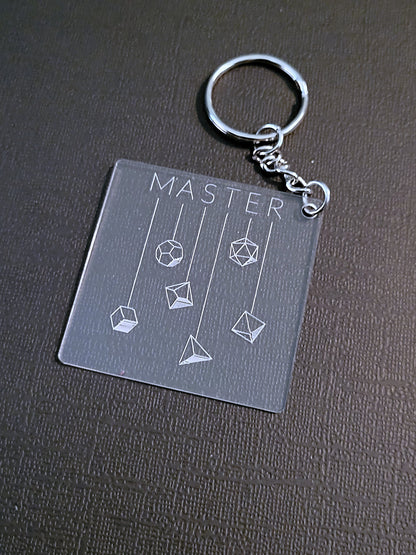 Llaveros acrílicos grabados con temática de videojuegos