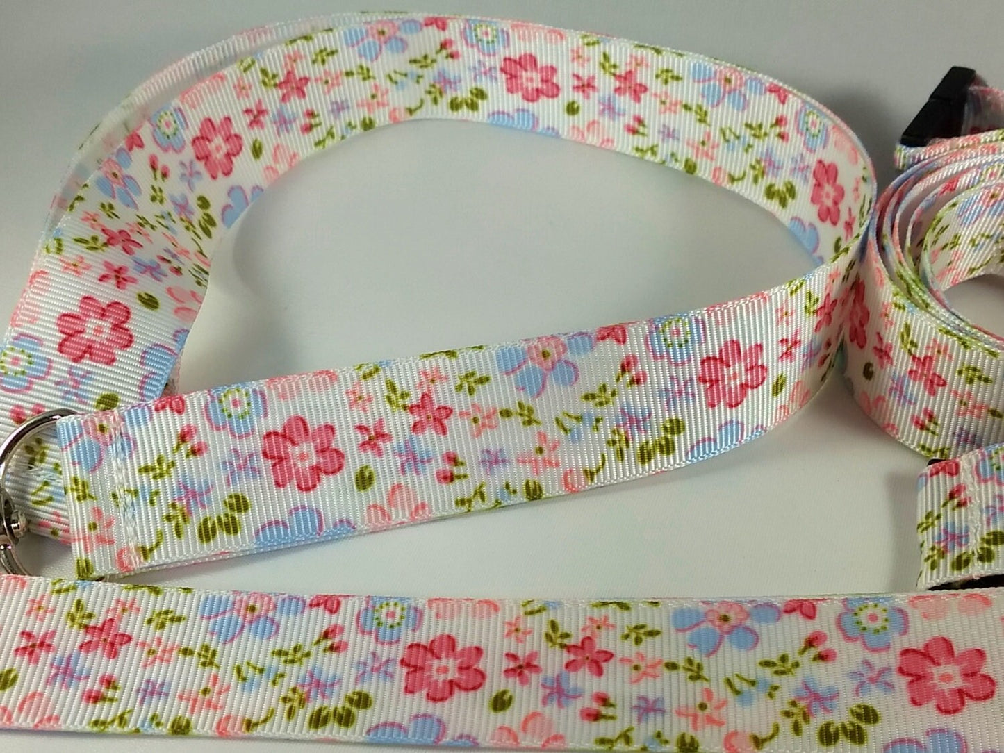 Floral Ribbon Lanyard